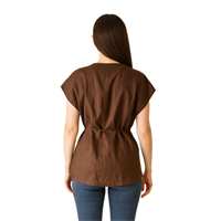 CHILIA 30489 KADIN BLUZ  KAHVE