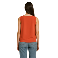 CHILIA 30498 KADIN BLUZ  MERCAN