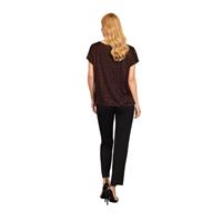 CHILIA 30561 KADIN BLUZ  KAHVE