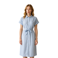 TOMMY JEANS WW0WW44653 KADIN ELBİSE  MAVİ