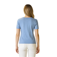 TOMMY JEANS DW0DW20366 KADIN T-SHIRT  MAVİ