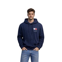 TOMMY JEANS DM0DM18418 ERKEK SWEATSHIRT  MAVİ