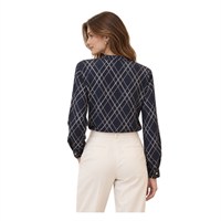 TOMMY HILFIGER WW0WW48178 KADIN GÖMLEK  MAVİ