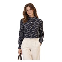 TOMMY HILFIGER WW0WW48178 KADIN GÖMLEK  MAVİ