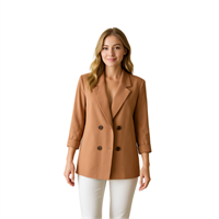 CARINO 4650 KADIN CEKET  CAMEL