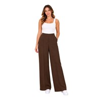 CARINO 3456 KADIN PANTOLON  KAHVE