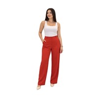 CARINO 5174 KADIN PANTOLON  KIRMIZI