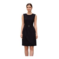CARINO 6334 KADIN ELBİSE  SİYAH