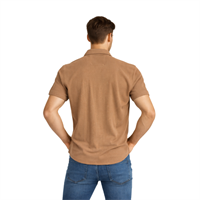 MANCHE 11-7044 ERKEK GÖMLEK  A.KAHVE