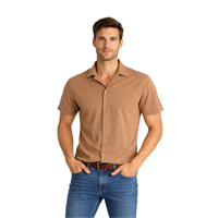 MANCHE 11-7044 ERKEK GÖMLEK  A.KAHVE