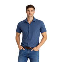 MANCHE 11-8381 ERKEK GÖMLEK  INDİGO