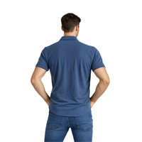 MANCHE 11-8381 ERKEK GÖMLEK  INDİGO