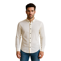 MANCHE 12-1362 ERKEK GÖMLEK  EKRU