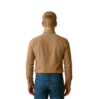 MANCHE 12-1362 ERKEK GÖMLEK  TOPRAK