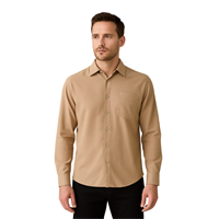 MANCHE 19-1099 ERKEK GÖMLEK  VİZON