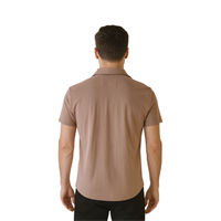 MANCHE 11-9632 ERKEK GÖMLEK  TOPRAK