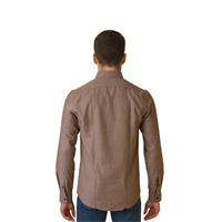 MANCHE 12-7504 ERKEK GÖMLEK  KAHVE