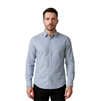 MANCHE 12-7951 ERKEK GÖMLEK  MAVİ