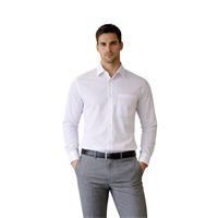 MANCHE 19-1629 ERKEK GÖMLEK  BEYAZ