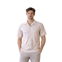 MANCHE 19-1874 ERKEK GÖMLEK  EKRU-BEJ