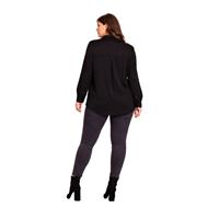 FEMINA 63547 KADIN BLUZ  SİYAH