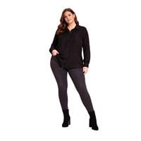 FEMINA 63547 KADIN BLUZ  SİYAH