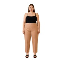 TOLGA SARACOGLU 30046 KADIN BÜYÜK BEDEN PANTOLON  CAMEL