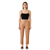 TOLGA SARACOGLU 30046 KADIN PANTOLON  CAMEL