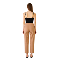 TOLGA SARACOGLU 30046 KADIN PANTOLON  CAMEL
