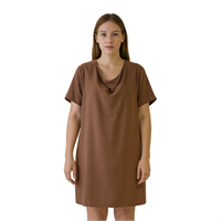 SUN-MORE 868 KADIN ELBİSE  KAHVE