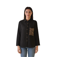 MAAMS B-075 KADIN BLUZ  SİYAH