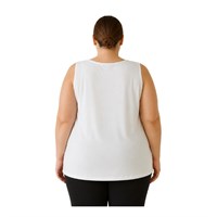 DE WHİTE,S 31438 KADIN BÜYÜK BEDEN BLUZ  BEYAZ