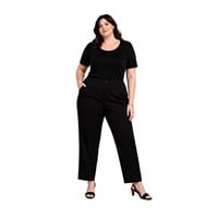 FAIK SONMEZ B00049 KADIN PANTOLON  SİYAH