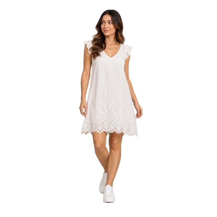 107234065024ONLY 15367442 KADIN ELBİSE  EKRU