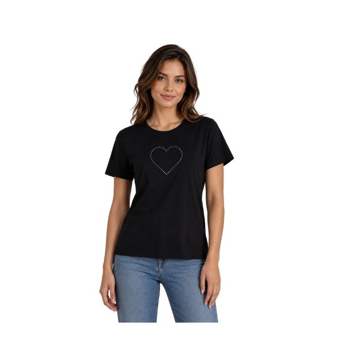 107237109001ONLY 15343771 KADIN T-SHIRT  SİYAH
