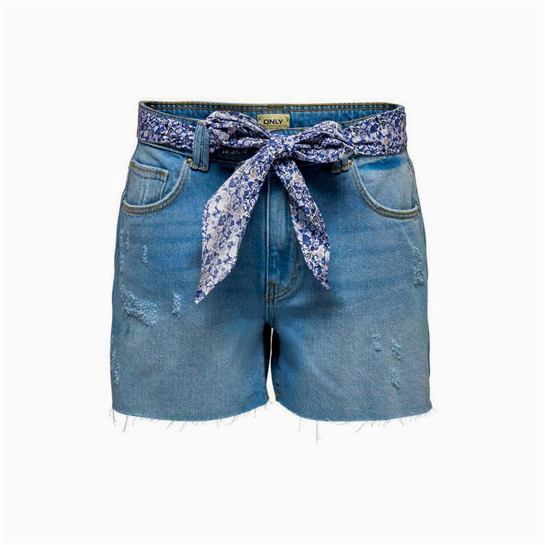107254039003ONLY 15255673 KADIN ŞORT  MAVİ