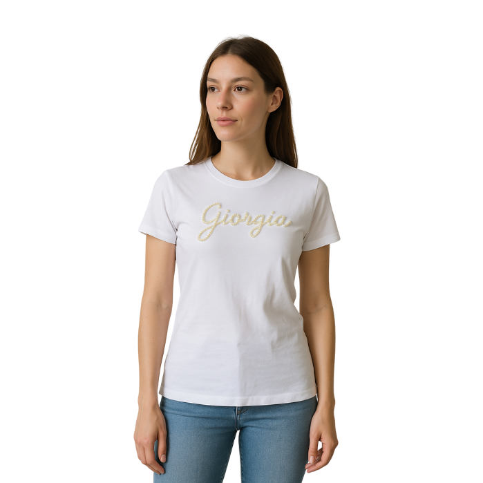 120237018002EXCHANGE ARMANİ XW000542AF10359 KADIN T-SHIRT  BEYAZ