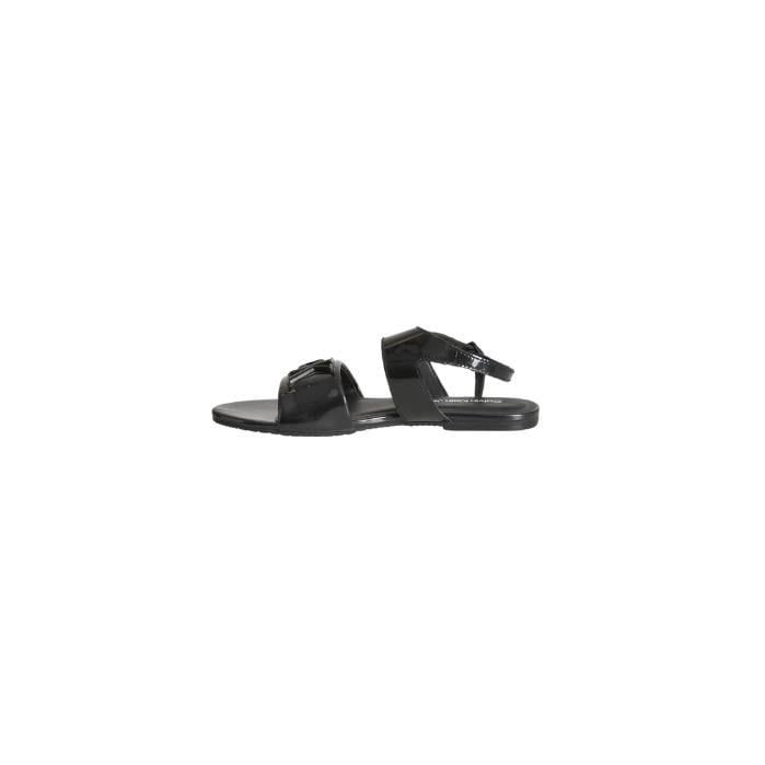 129629008001CALVIN KLEIN YW0YW01343 KADIN SANDALET  SİYAH