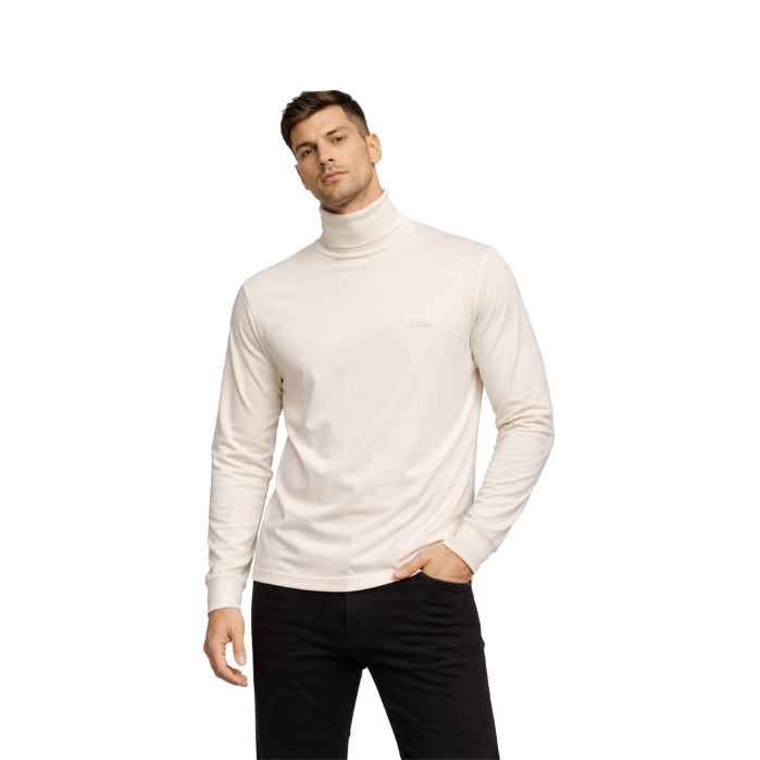 129737010002CALVIN KLEIN K10K111858 ERKEK T-SHIRT  BEYAZ