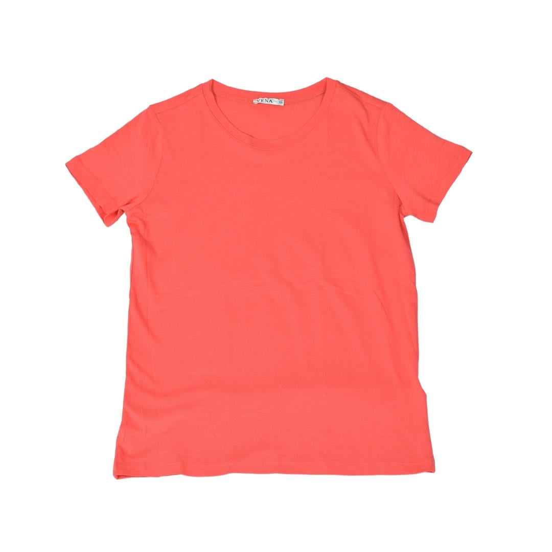 141237031004VENA 29558 KADIN T-SHIRT  KIRMIZI