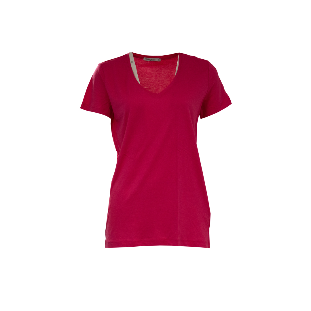 141537157010VENA 25645 KADIN T-SHIRT  PEMBE