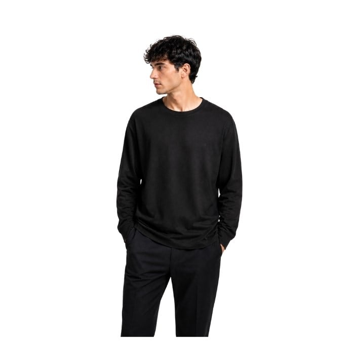 160738184001SABRI OZEL SW2300002 ERKEK SWEATSHIRT  SİYAH