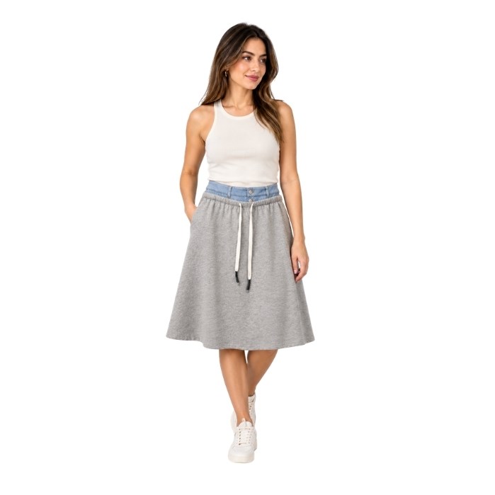 183242071008TWIST TS1260004064 KADIN ETEK  GRİ