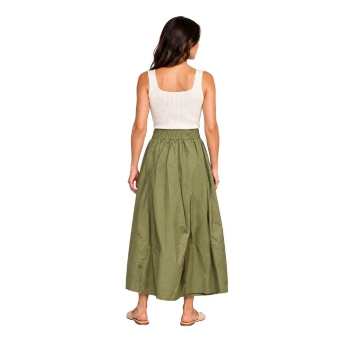 205242075005BIZEFASHION 26SS-BZ3121 KADIN ETEK  YEŞİL