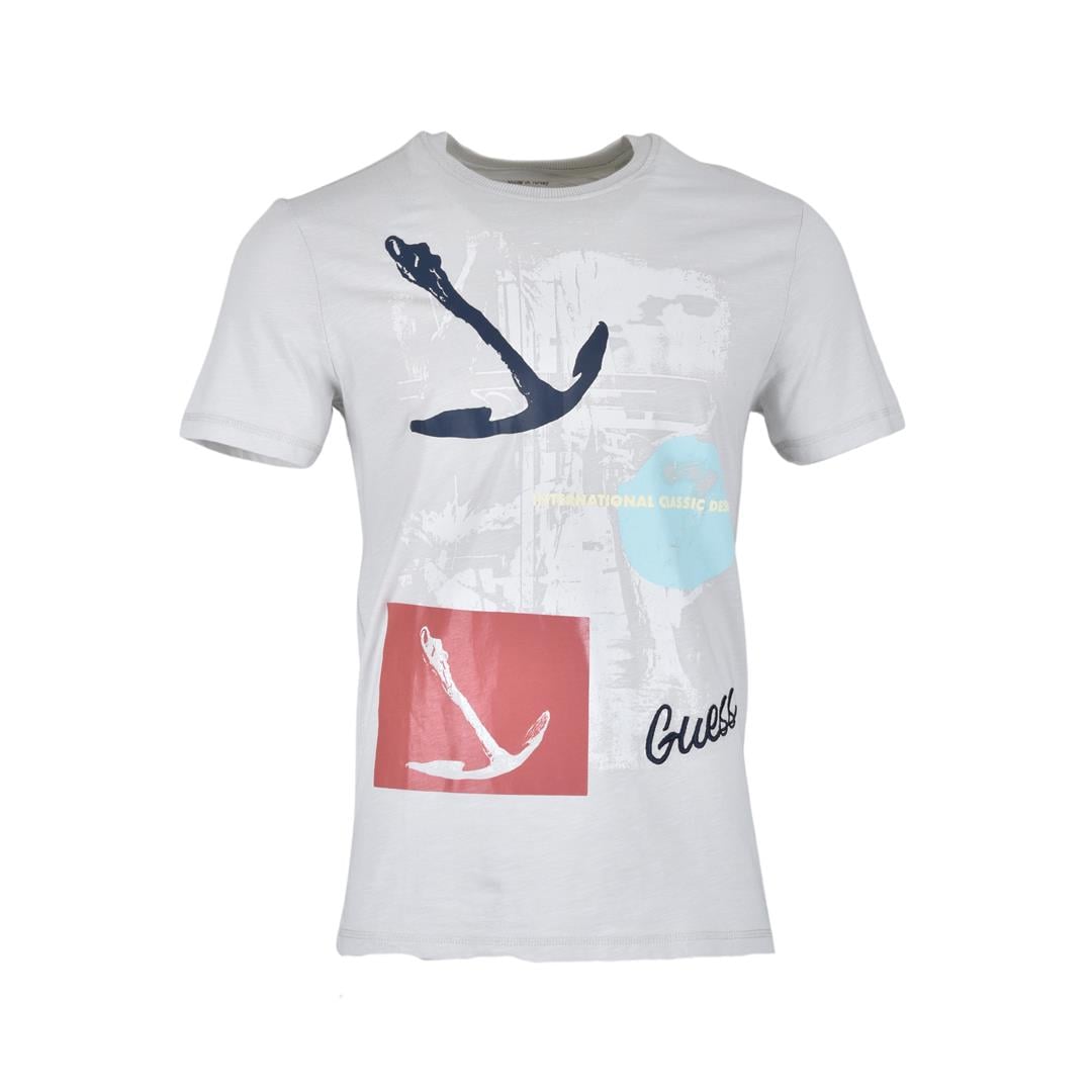 250537088008GUESS M4GI25K6XN4 ERKEK T-SHIRT  GRİ
