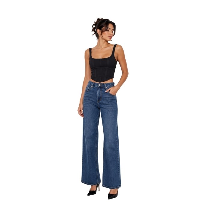 263237136001DILVIN 3793 KADIN CROP  SİYAH