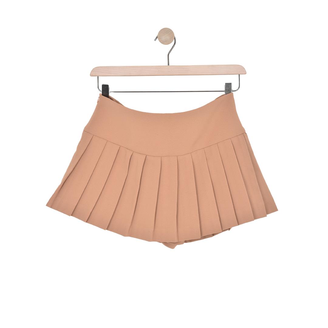 263254016022DILVIN 80772 KADIN ŞORT  CAMEL