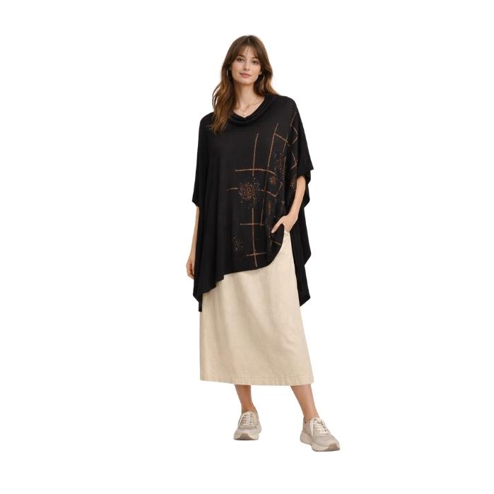 284210129001ON FASHION 60313 KADIN KAZAK  SİYAH