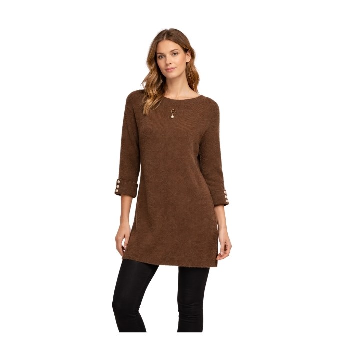 284234223007ON FASHION 63421 KADIN ELBİSE  KAHVE