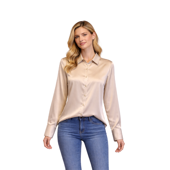 285250254920EKOL 03005 KADIN BLUZ  İNCİ